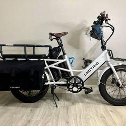 Lectrice XPedition Dual-Battery Cargo eBike, Like New, One Owner, 50/m 