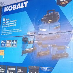 Kobalt Air Compressor 3 Set