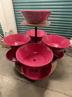 Commercial dump bin display 