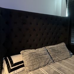 Bed frame with mattress included