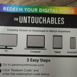 The Untouchables Digital Copy 