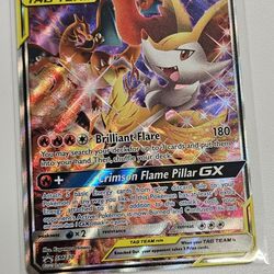 Charizard & Braixen GX Tag Team Alt Art 