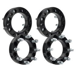 8x170 to 8x6.5 Wheel Spacers, 1.5" Wheel Adpaters with Hub Centric,130mm Center Bore