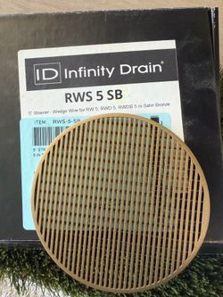 Shower Drain Satin Bronze