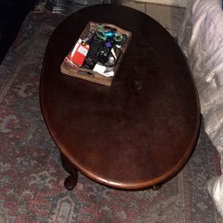 Oval Wooden Coffee Tabls - Make Me An Offer