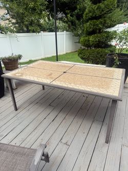 Patio table only  free