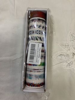 Washi Tape Japanese M lamp cards/ Scrapbooks 12 rolls