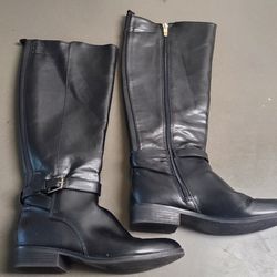 Knee High Black Nine West Boots
