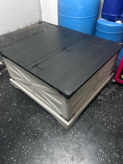 Farmhouse coffee table with storage