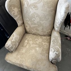 Wingback Chairs Pair