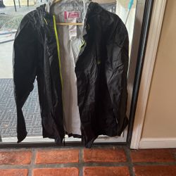 Men raincoat size large colon never been worn brand new $12
