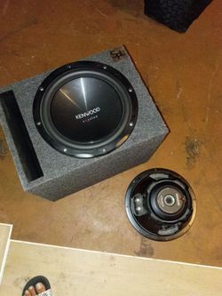 Subs speakers kenwood