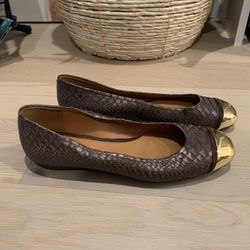 Geox Respira Leather Flats Size 8
