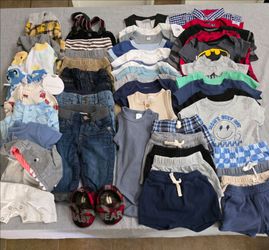 Baby boy clothes bundle 3-6 months 52 piece lot