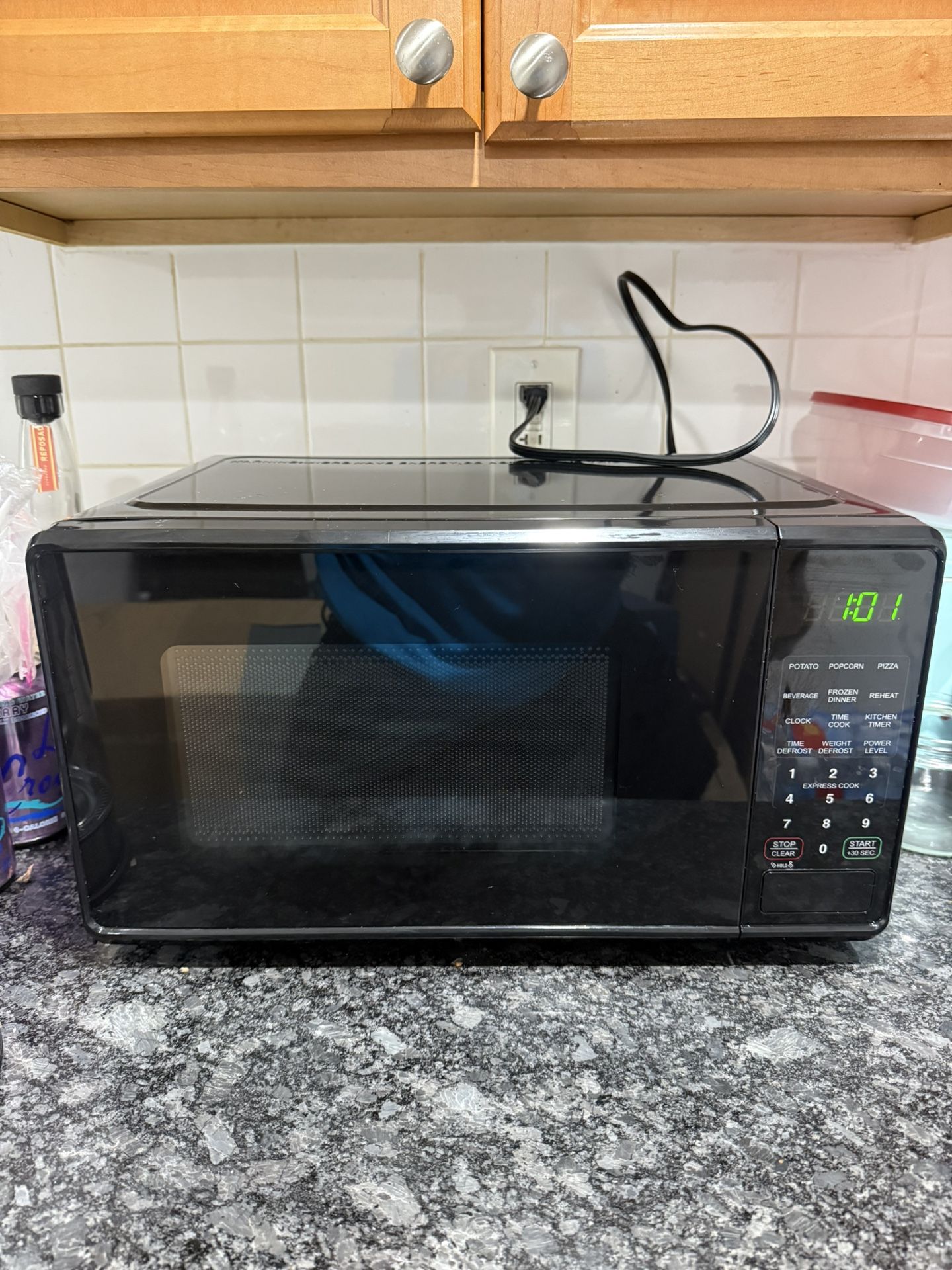 Black Microwave Oven