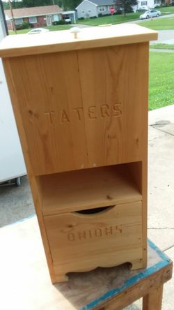 Potato onion bin