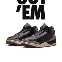 Jordan 3 A MA Maniere Size 10M