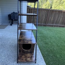 Almost New Cat Space with Shelves 