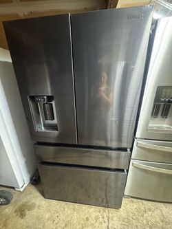 Samsung French Door Refrigerator Stainless Steel counter depth