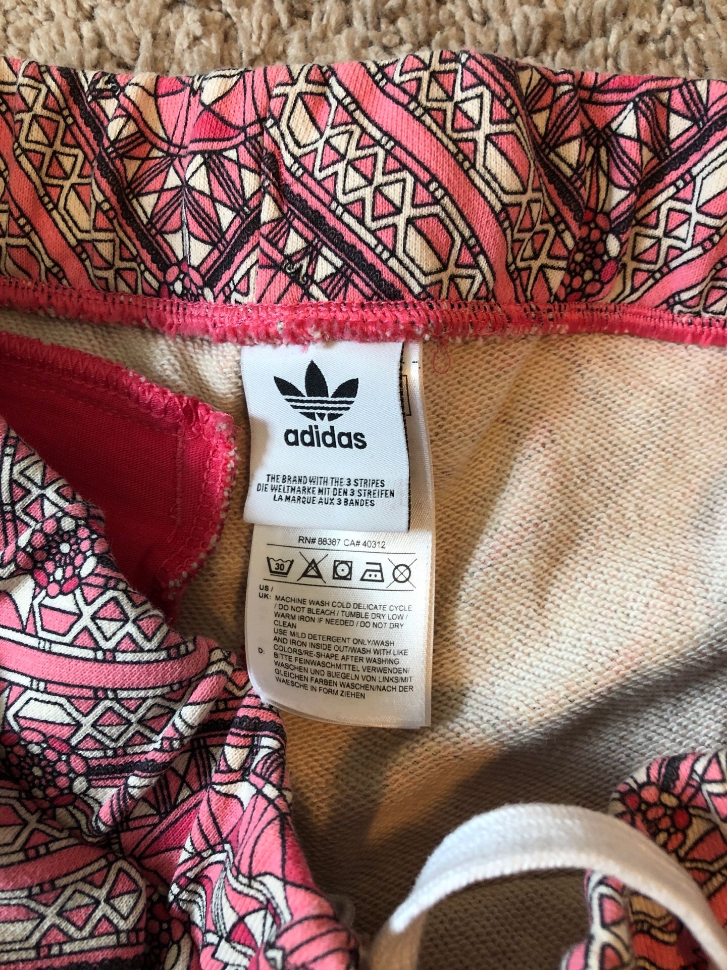 Adorable youth adidas shorts
