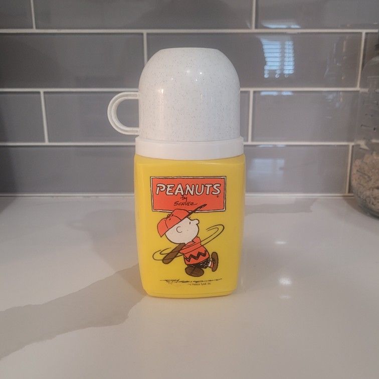 Vintage Peanuts Charlie Brown Thermos