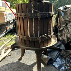 Vintage Wine fruit press