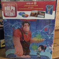 Disney Ralph Beaks The Internet 4K BlurAy   New Sealed 