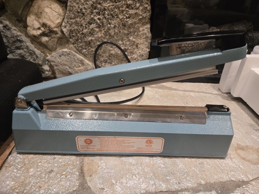 12" Impulse Heat Sealer (KF-300H) - Commercial Bag Sealer
