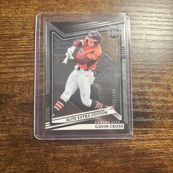 2022 Panini Elite Extra Edition Gavin Cross #9 786/999 (RC)