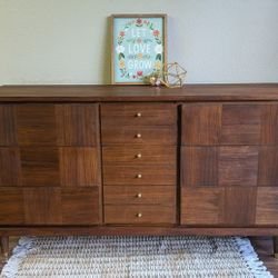 Refinished Mid Century Modern Dresser 