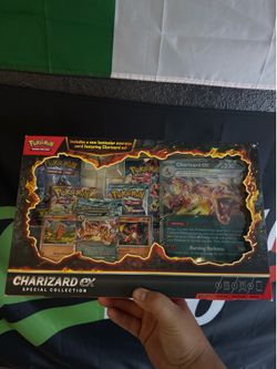 Pokémon TCG Charizard EX Special Collection Box w/ Jumbo Lenticular Promo Sealed