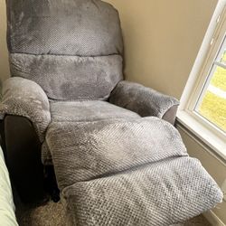 Comfortable Gray Recliner Chair