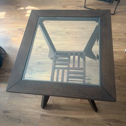 Glass/ Wood Coffee Tables (x2)