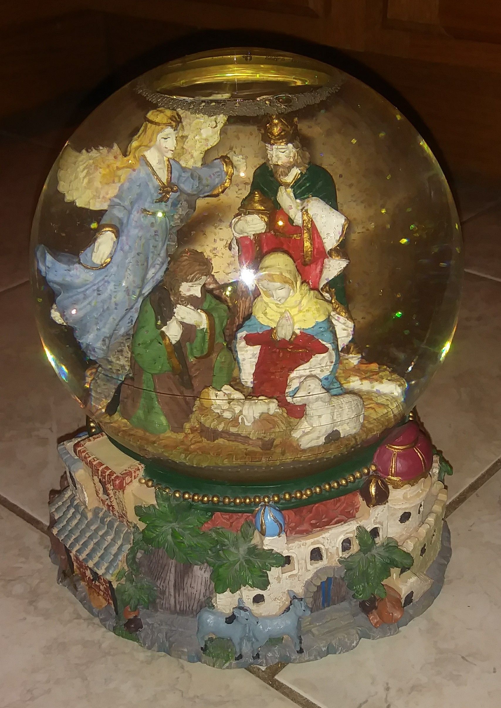 Musical decorative big ball