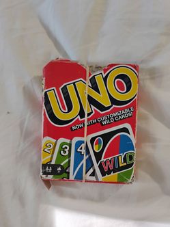 UNO Card Game with Customizable Wild Cards