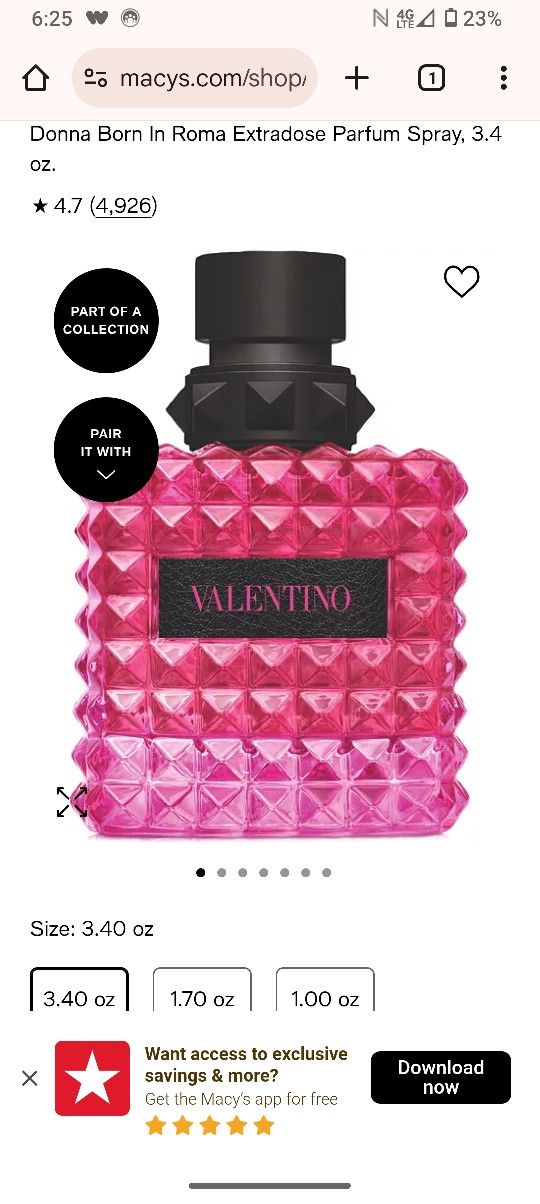 Valentino Born In Roma Pink 