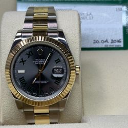 Rolex Datejust 41 Wimbeldon yellow Full Set