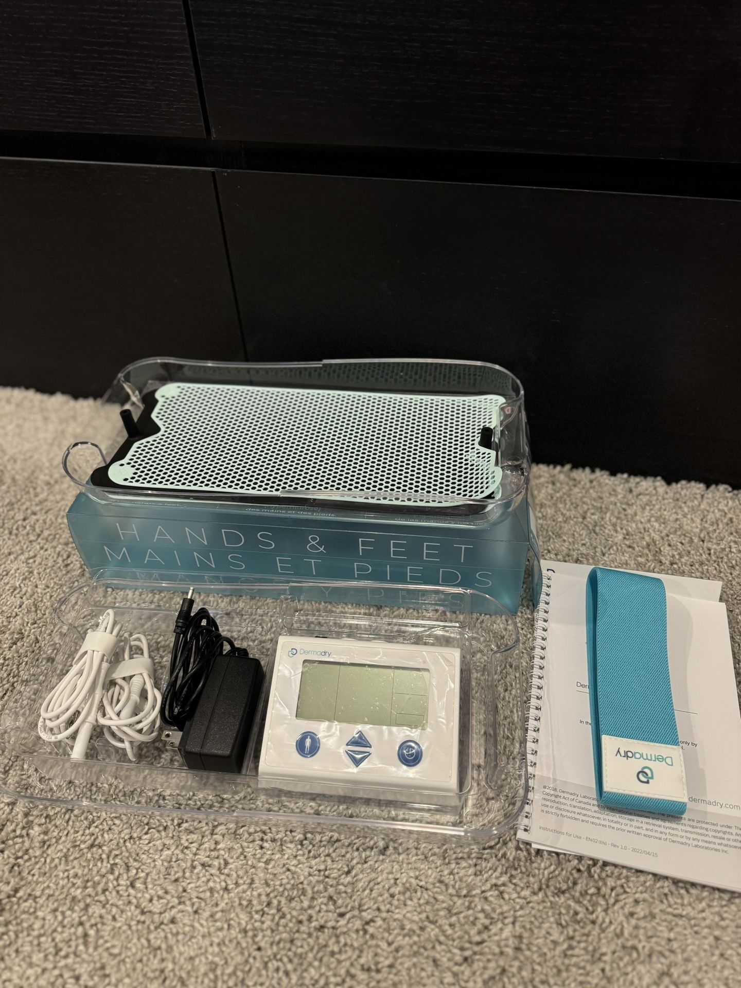 Dermadry Iontophoresis Machine For Hyperhydrosis