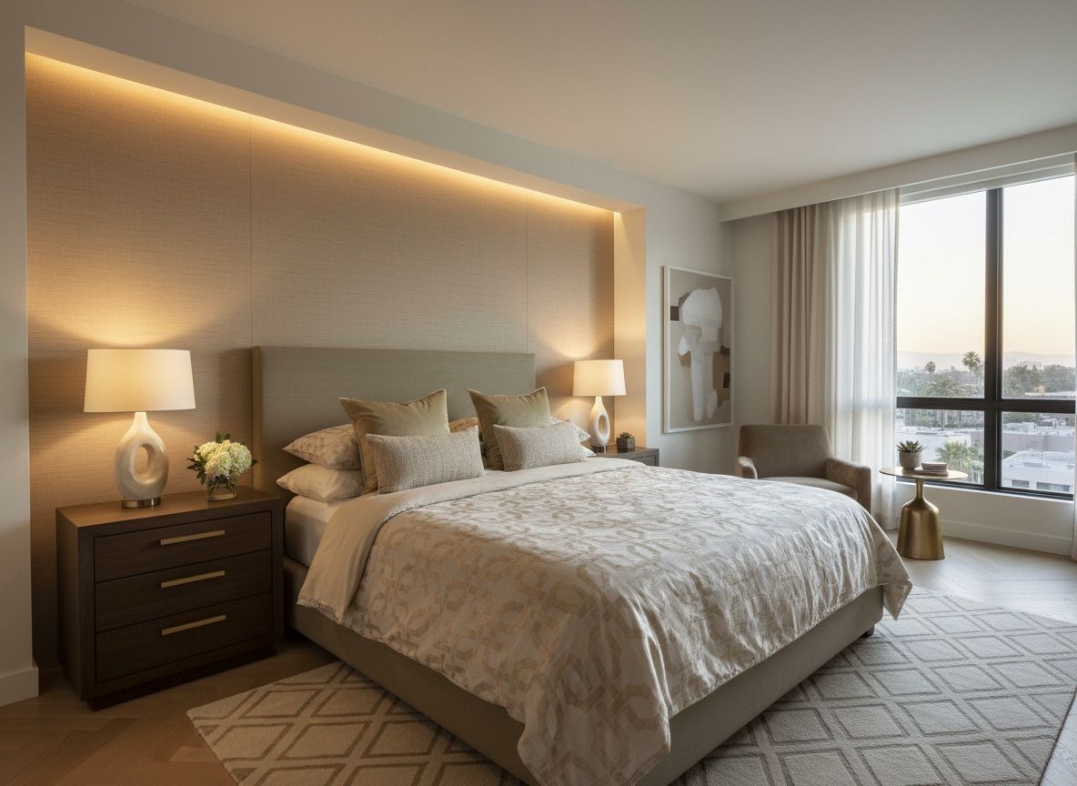 Modern Wooden Cal King Bed