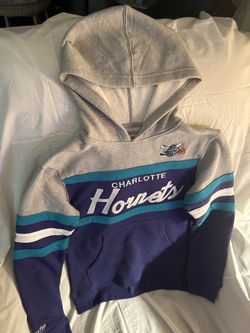Mitchell & Ness Charlotte Hornets Hoodie NBA Lamelo Ball Size M 10-12 Youth