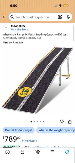 14FT Handy cap metal ramps