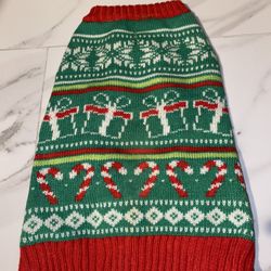 Christmas Dog Sweater Nwot Size S