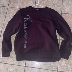 calvin klean crew neck sweatshirt