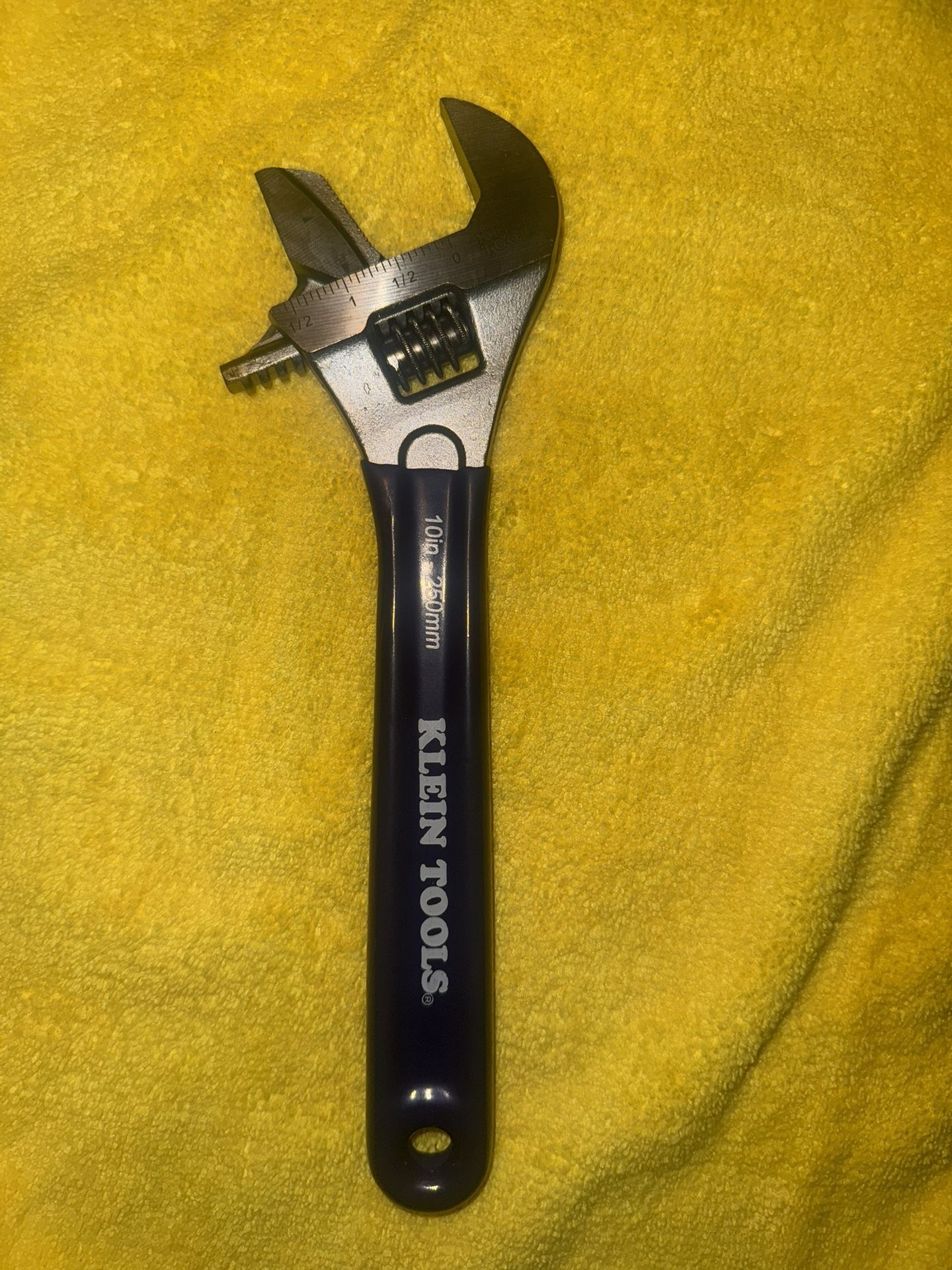 Klein 1 -1/2 in. Extra Wide Jaw Adjustable Wrench