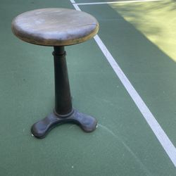 Restoration Hardware Metal And Wood Stool