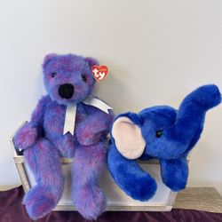 TY Beanie Buddy: Peanut Blue Elephant (1998) 