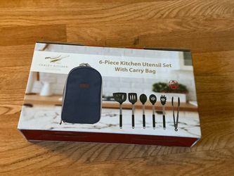 6 Piece Kitchen Utensil Set with Carry Bag ~  brand  new in box