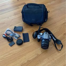 Canon EOS Rebel XT Digital Camera & Storage Bag