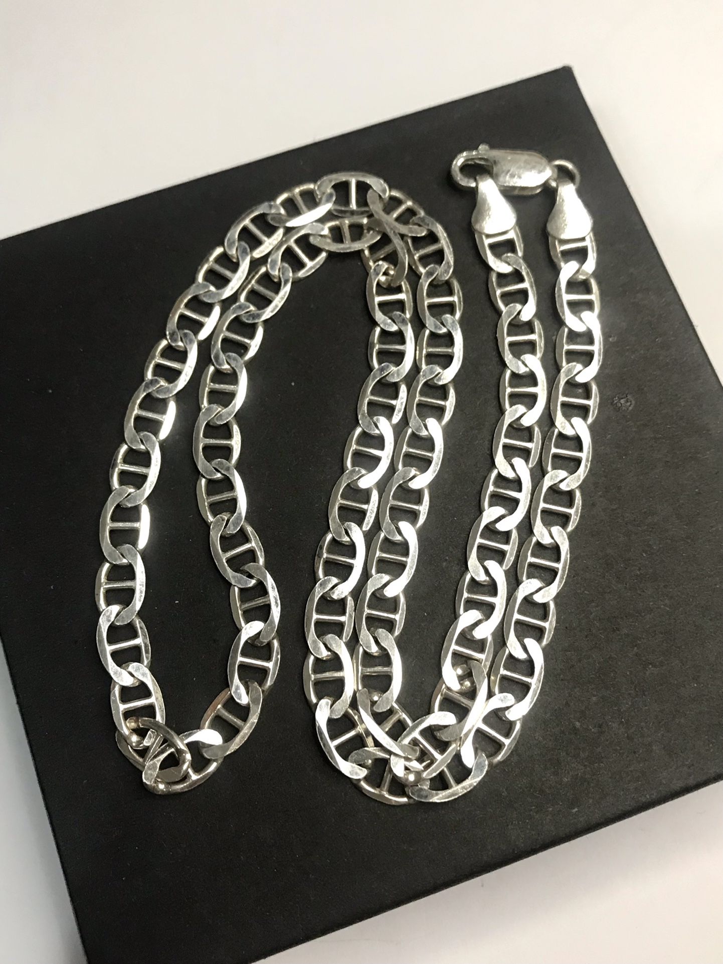 Bundle of 925 Sterling silver Necklaces Mariners and locket