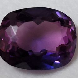 Rare 7.40 Ct Loose Purple Tanzanite Like Zoisite Cushion Cut Gemstone. This 7.40 Ct Loose Purple Tanzanite-like Zoisite gemstone is a rare find that w